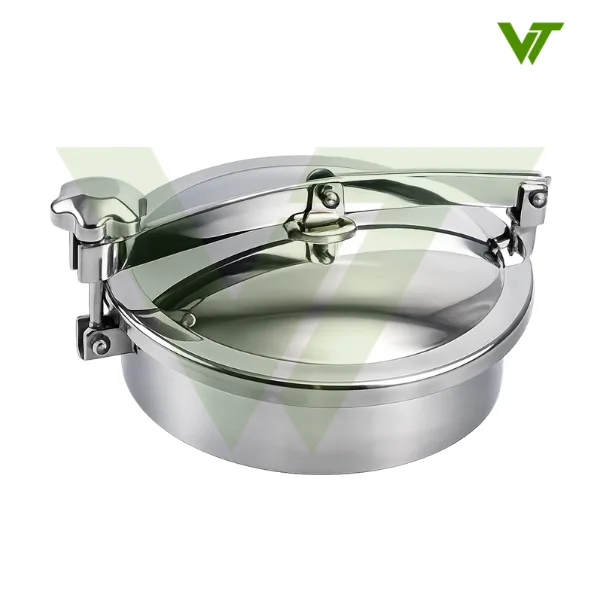 Nắp bồn thanh ngang vi sinh inox