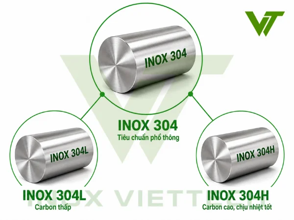 Inox 304 là gì? Các biến thể của inox 304