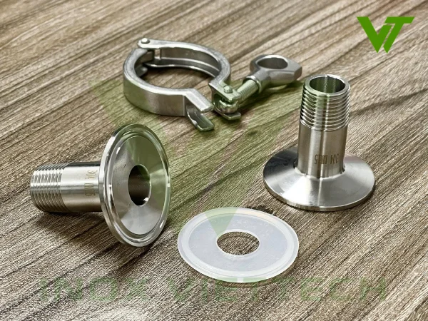 Gioăng Clamp Silicon Thông số kỹ thuật và bảng kích thước gioăng clamp silicon