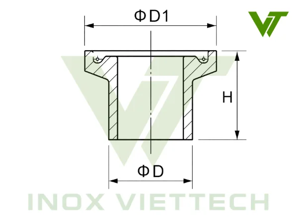 Mặt Clamp Hàn Inox Vi Sinh Bản vẽ kỹ thuật mặt clamp hàn inox vi sinh