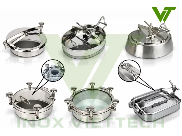 Nắp bồn inox vi sinh