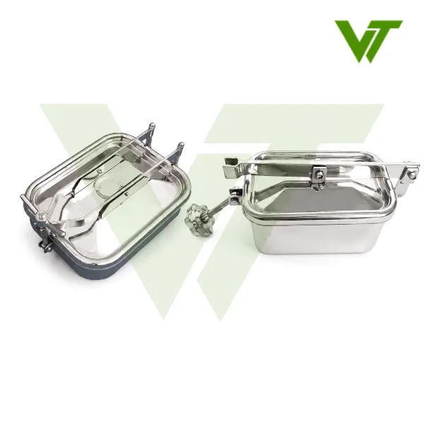 Nắp Chữ Nhật Bồn Tank Inox