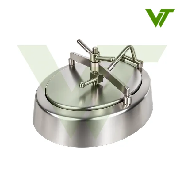 Nắp bồn elip dạng lồi mở ngược inox