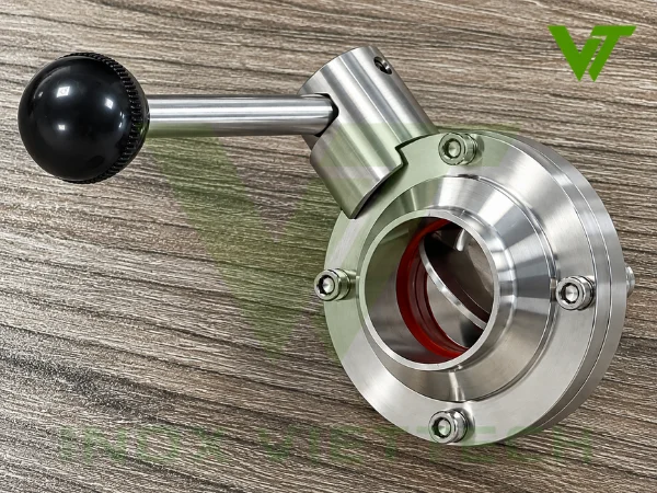 Van Bướm Hàn Inox Vi Sinh Van bướm hàn inox vi sinh tai INOX VIETTECH