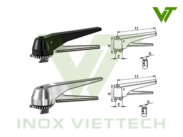 Van Bướm Vi Sinh Tay Kẹp Bản vẽ kỹ thuật tay kẹp van bướm vi sinh