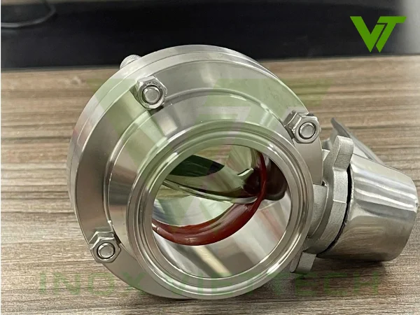 Van Bướm Vi Sinh Tay Kẹp Van Bướm Vi Sinh Tay Kẹp - Ảnh 4