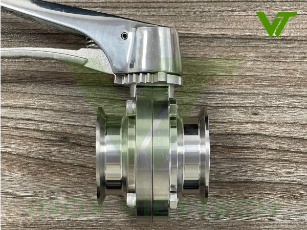 Van Bướm Vi Sinh Tay Kẹp Van Bướm Vi Sinh Tay Kẹp - Ảnh 2