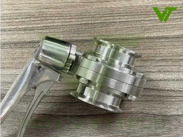 Van Bướm Vi Sinh Tay Kẹp INOX VIETTECH – Địa chỉ cung cấp van bướm vi sinh tay kẹp sẵn kho tại Hà Nội