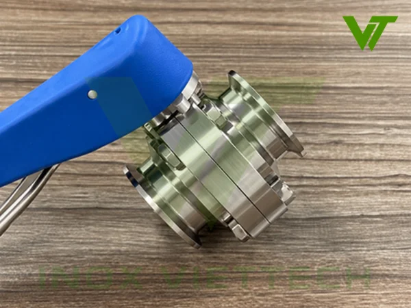 Van Bướm Vi Sinh Tay Kẹp Van Bướm Vi Sinh Tay Kẹp - Ảnh 8