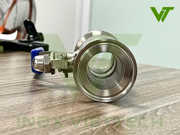 Van Bi Vi Sinh Clamp Tay Gạt Van Bi Vi Sinh Clamp Tay Gạt - Ảnh 8