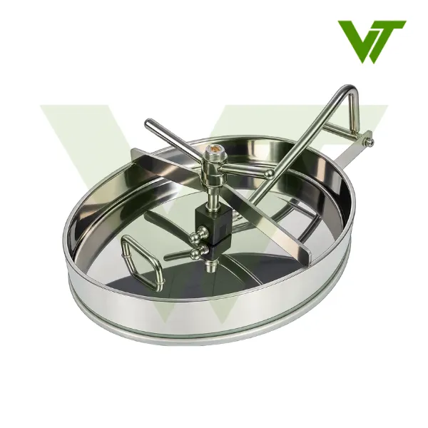 Nắp bồn elip dạng lõm mở ngược inox